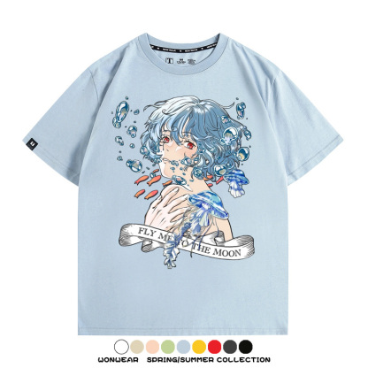 EVA綾波麗福音戰士 親子情侶裝寬鬆短袖T