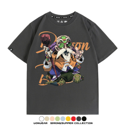 機械聯名七龍珠 親子情侶裝寬鬆短袖T