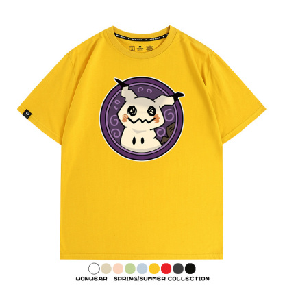 寶可夢卡通可愛頭像合集 親子情侶寬鬆短袖T