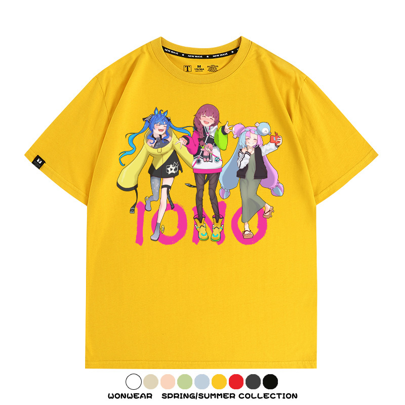 精靈寶可夢朱紫x孤獨搖滾 親子情侶寬鬆短袖T