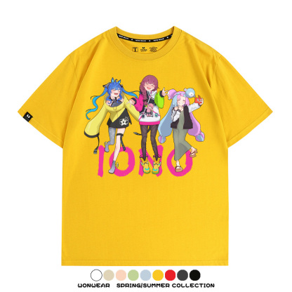 精靈寶可夢朱紫x孤獨搖滾 親子情侶寬鬆短袖T