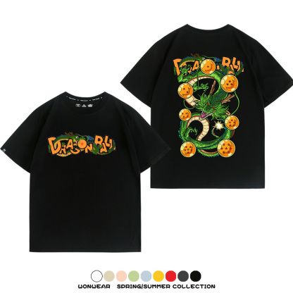 七龍珠 動漫周邊寬鬆百搭純棉短袖t-shirt