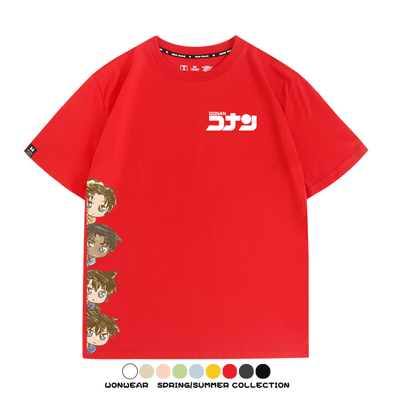 名偵探柯南聯名 親子情侶寬鬆短袖T