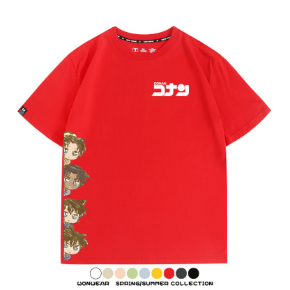 名偵探柯南聯名 親子情侶寬鬆短袖T