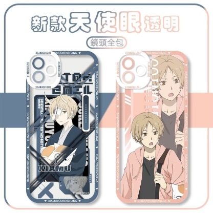 蘋果 系列夏目友人帳 天使眼透明防摔軟殼