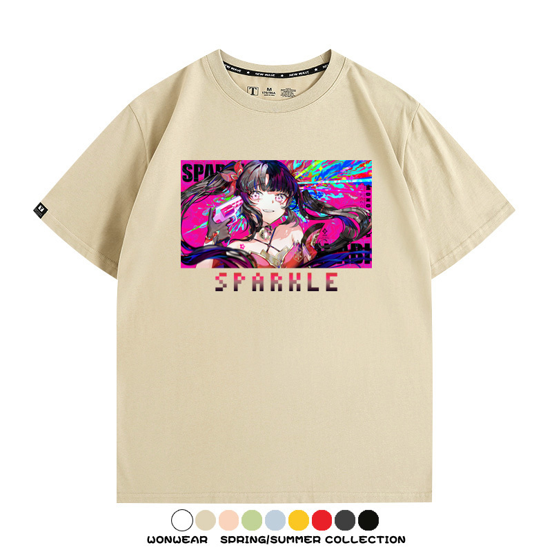 崩壞:星穹鐵道花火遊戲周邊短袖T恤