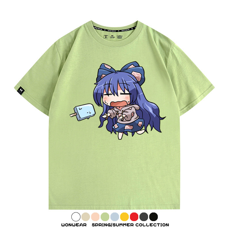 東方project憑依華 親子情侶裝寬鬆短袖T