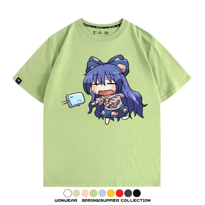 東方project憑依華 親子情侶裝寬鬆短袖T