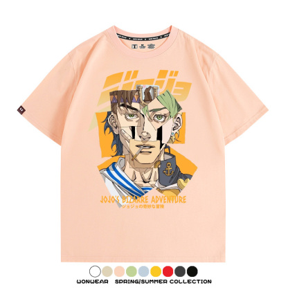 JOJO的奇妙冒險聯名 親子情侶裝寬鬆短袖T
