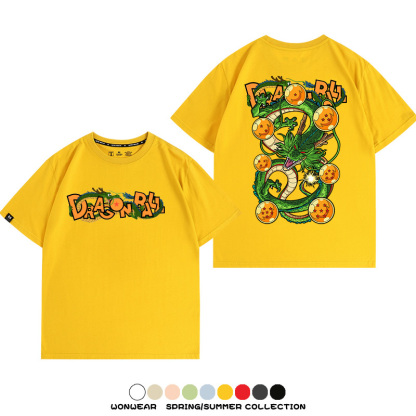 七龍珠 動漫周邊寬鬆百搭純棉短袖t-shirt