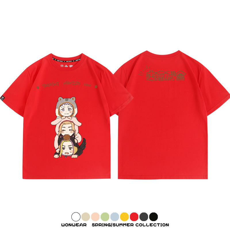 東京卍復仇者聯名 親子情侶裝寬鬆短袖T