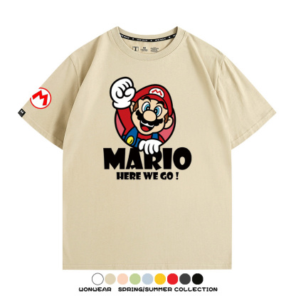 超級瑪利歐兄弟聯名 親子情侶寬鬆短袖T