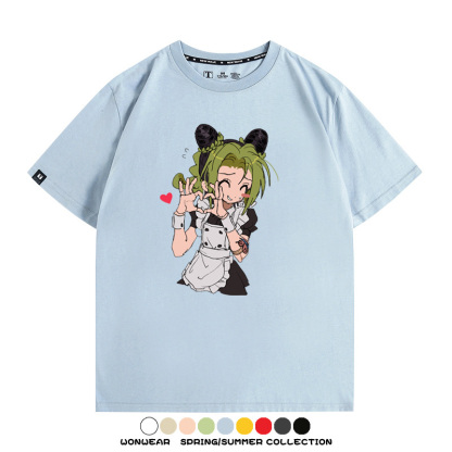 JOJO的奇妙冒險石之海動漫空條徐倫卡通周邊聯名短袖夏男純棉T恤