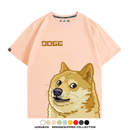 謝謝你狗子網紅柴犬表情包 親子情侶裝寬鬆短袖T