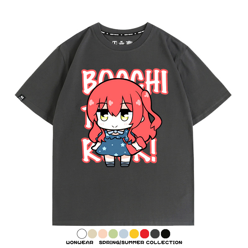 Q版孤獨搖滾 親子情侶裝寬鬆短袖T