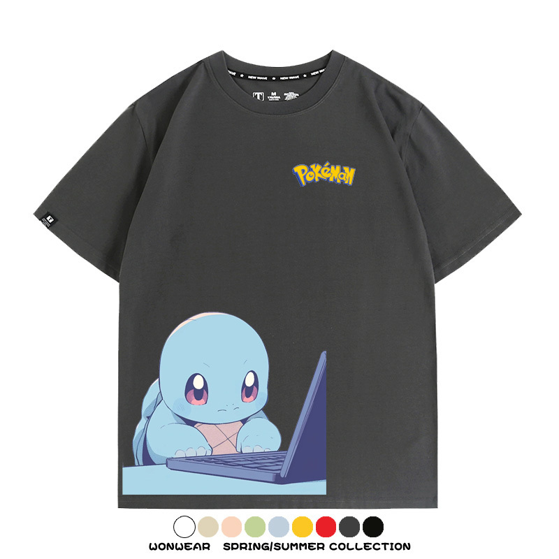 精靈寶可夢上班族 親子情侶裝寬鬆短袖T