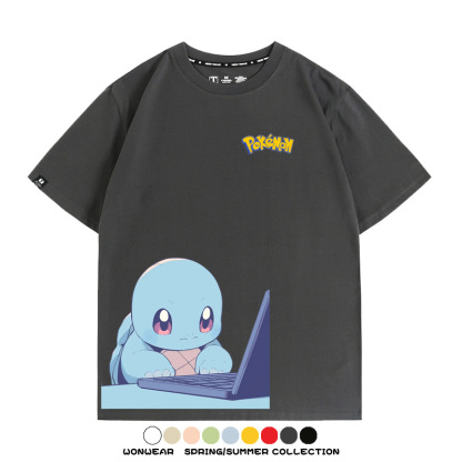 精靈寶可夢上班族 親子情侶裝寬鬆短袖T