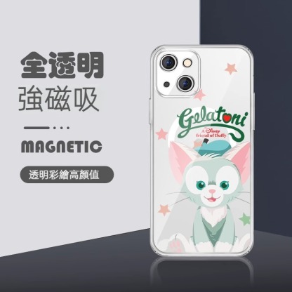 蘋果 系列迪士尼透明磁吸防摔軟殼