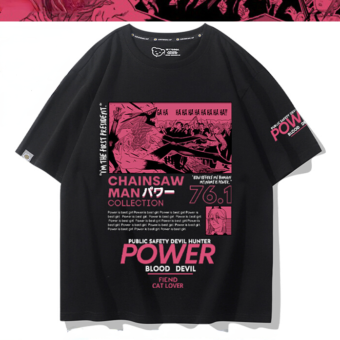 鏈鋸人 2024親子情侶男女同款 T恤