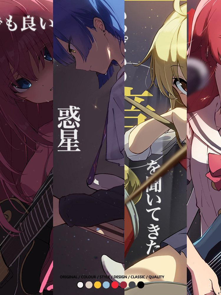 孤獨搖滾結束樂隊 親子情侶裝寬鬆短袖T