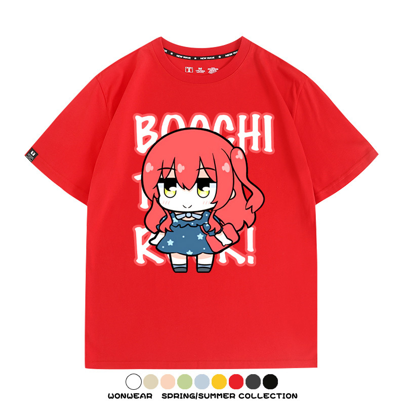 Q版孤獨搖滾 親子情侶裝寬鬆短袖T