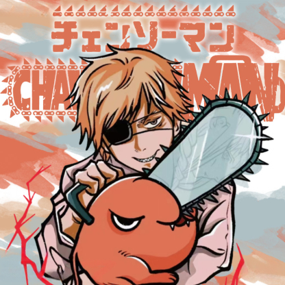 鏈鋸人電次波奇塔 親子情侶裝寬鬆短袖T