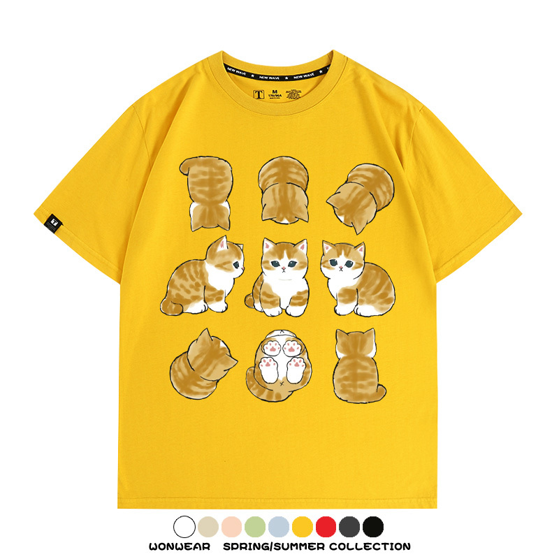 貓福珊迪可愛萌寵周邊短袖T恤