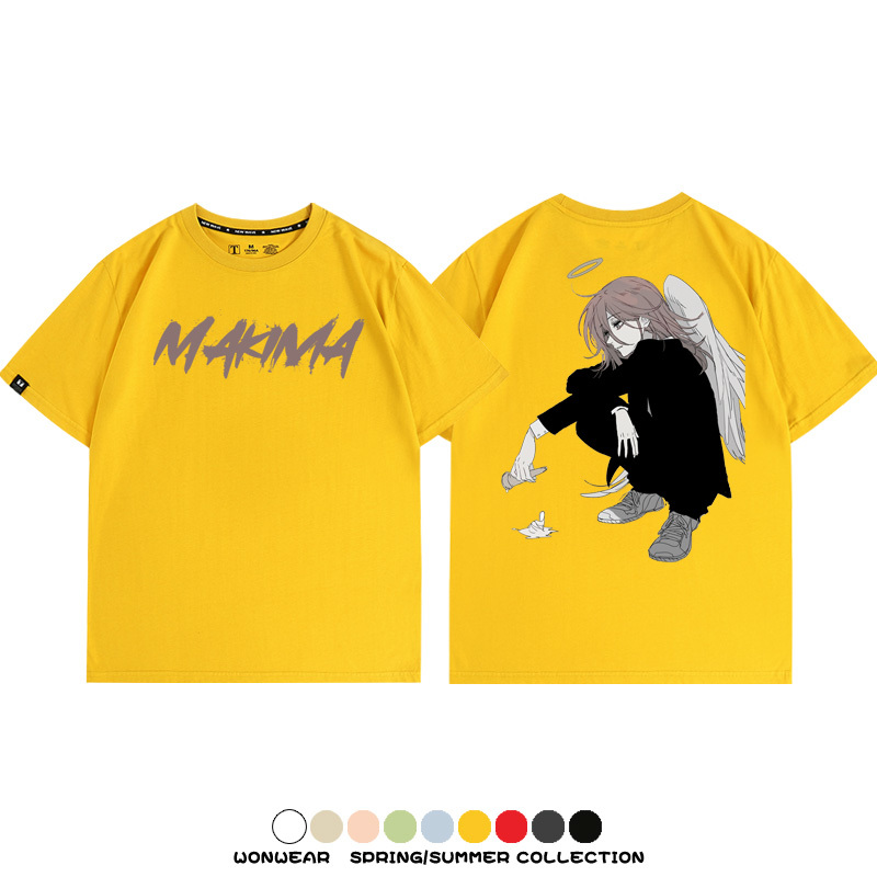 鏈鋸人動漫周邊短袖T恤