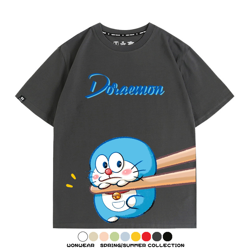 Q彈哆啦A夢動漫周邊短袖T恤