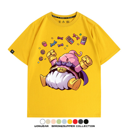 七龍珠魔人布歐 親子情侶裝寬鬆短袖T