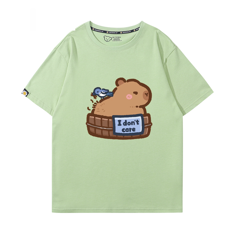 卡皮巴拉 2024親子情侶男女同款 T恤