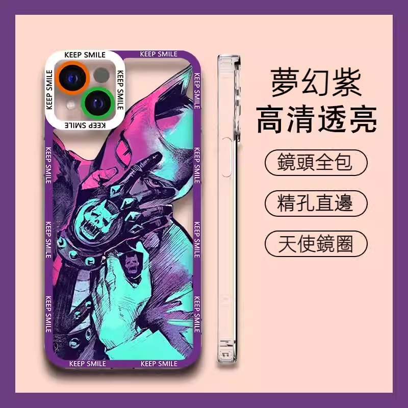 蘋果 系列jojo的奇妙冒險 天使眼透明防摔軟殼