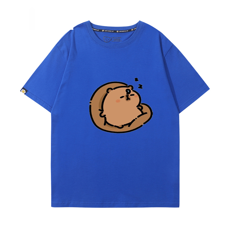 卡皮巴拉 2024親子情侶男女同款 T恤