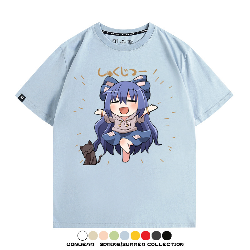 東方project憑依華 親子情侶裝寬鬆短袖T