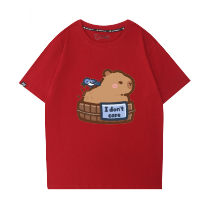 卡皮巴拉 2024親子情侶男女同款 T恤