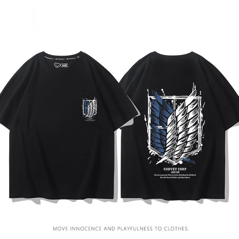 進擊的巨人 2024親子情侶男女同款 T恤