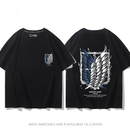 進擊的巨人 2024親子情侶男女同款 T恤