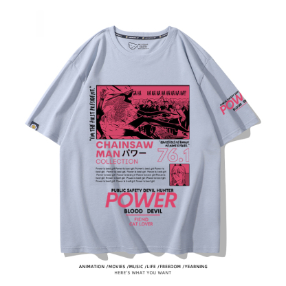 鏈鋸人 2024親子情侶男女同款 T恤