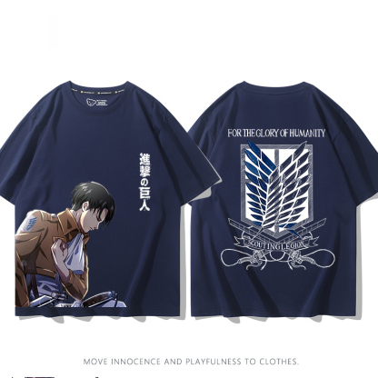 進擊的巨人 2024親子情侶男女同款 T恤