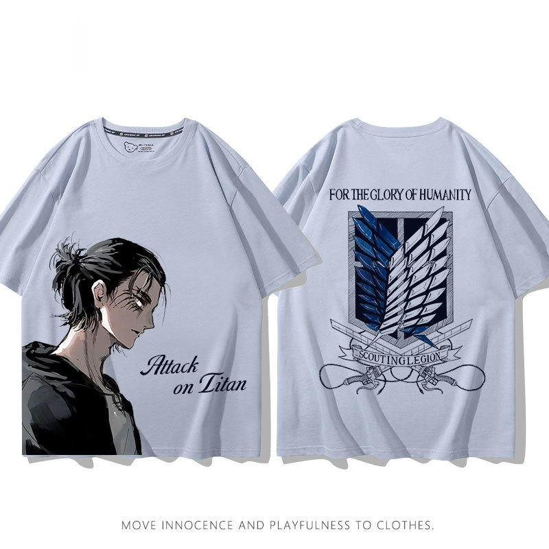 進擊的巨人 2024親子情侶男女同款 T恤