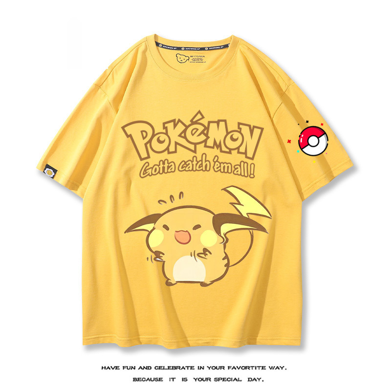 Q版精靈寶可夢 2024親子情侶男女同款 T恤
