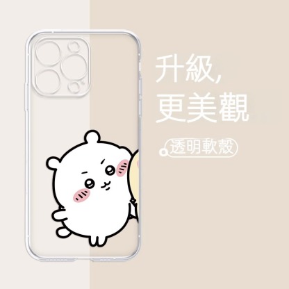 蘋果 系列chiikawa 透明防摔軟殼