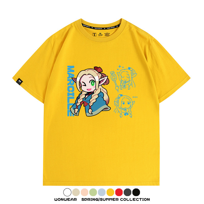迷宮飯精靈瑪露希爾 親子情侶裝寬鬆短袖T