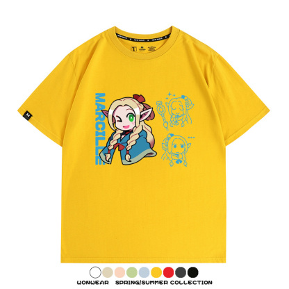 迷宮飯精靈瑪露希爾 親子情侶裝寬鬆短袖T