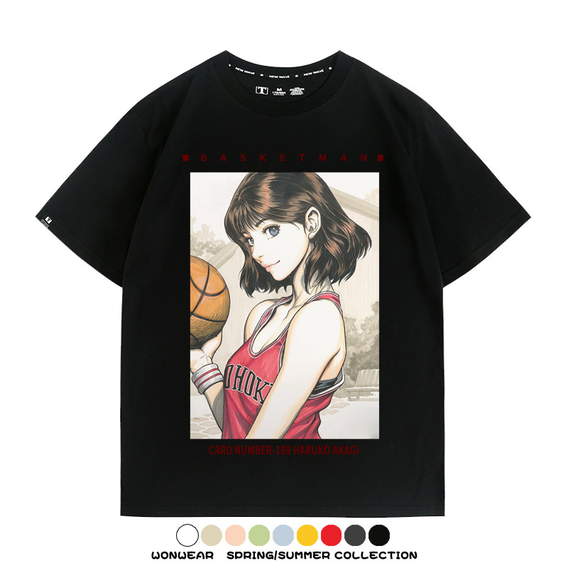 灌籃高手赤木晴子 親子情侶裝寬鬆短袖T
