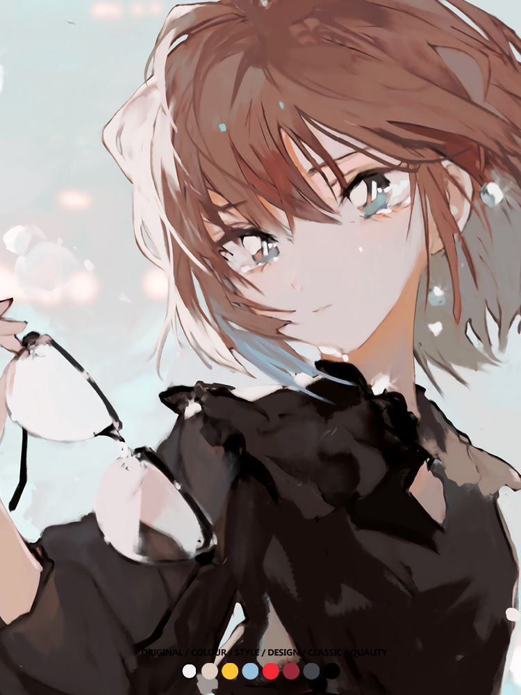 名偵探柯南灰原哀小蘭潮牌情侶原畫聯動周邊短袖夏季純棉T恤寬鬆