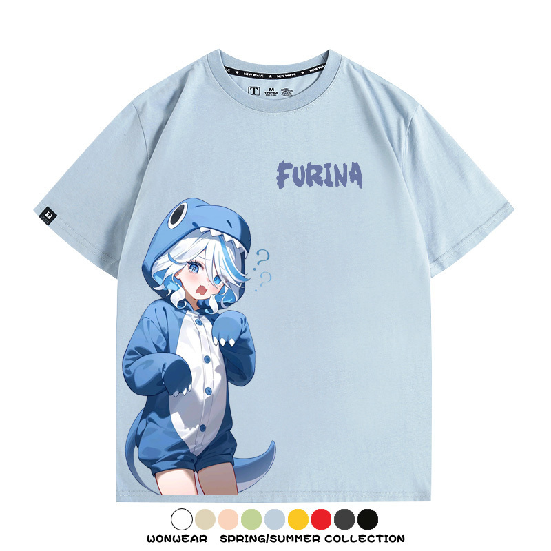 原神芙寧娜 親子情侶裝寬鬆短袖T