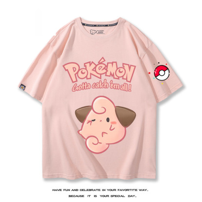 Q版精靈寶可夢 2024親子情侶男女同款 T恤