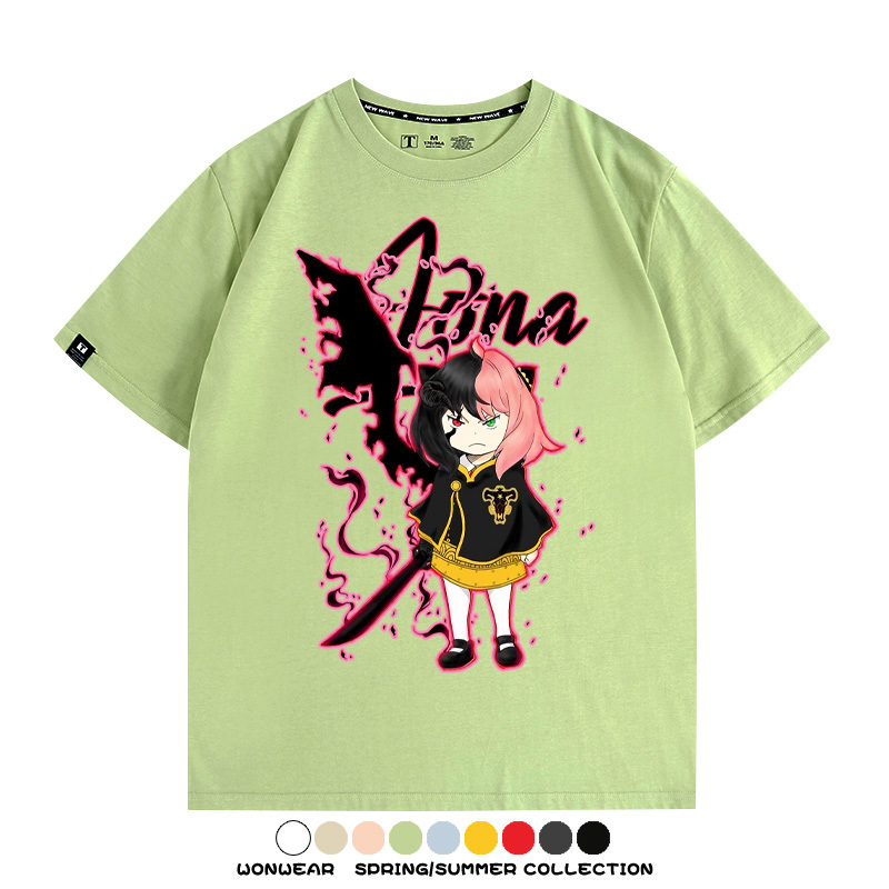 間諜家家酒x黑色四葉草 親子情侶裝寬鬆短袖T