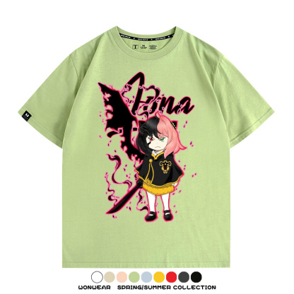 間諜家家酒x黑色四葉草 親子情侶裝寬鬆短袖T